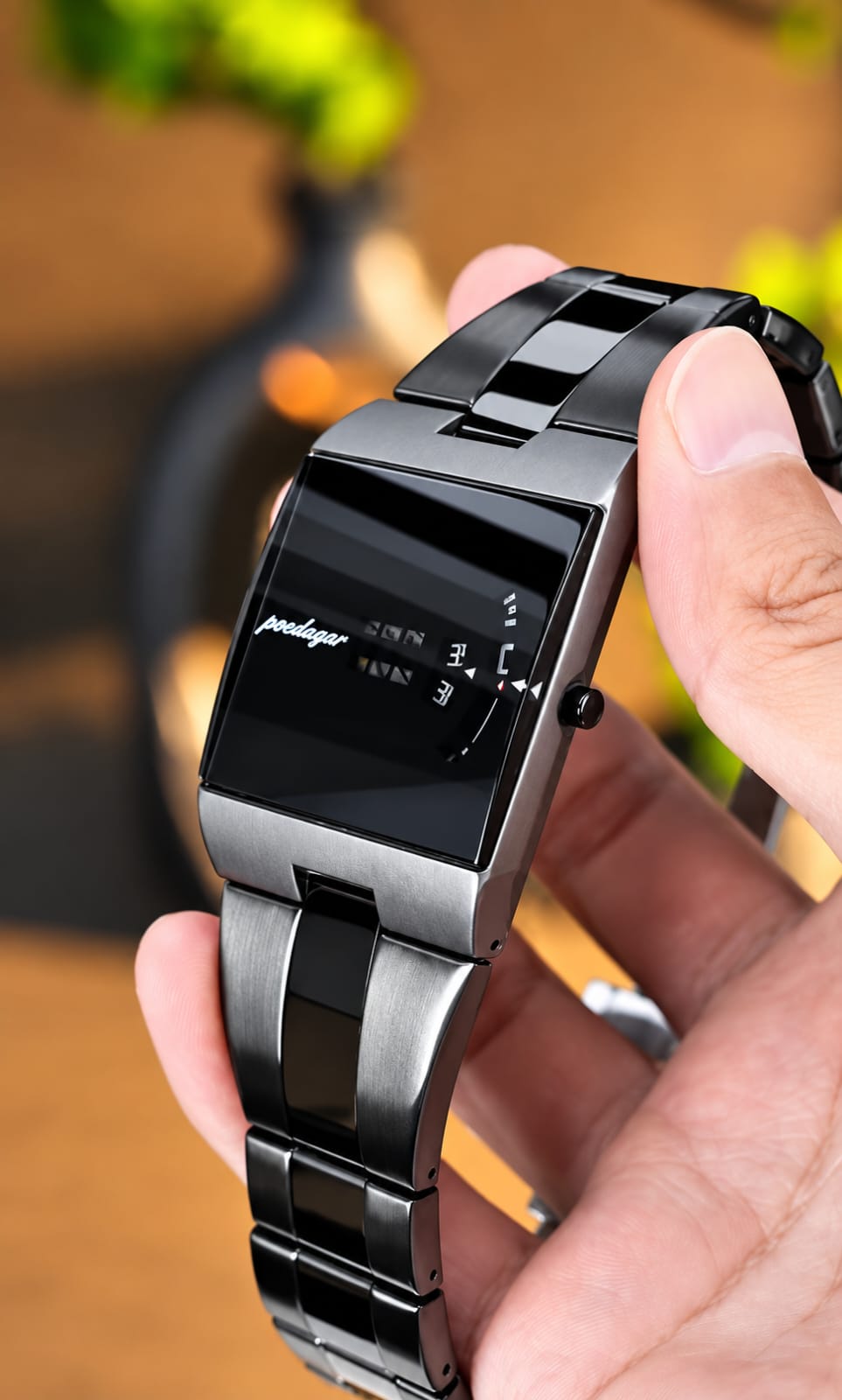 Modern Digital LED Stainless Steel Wrist Watch